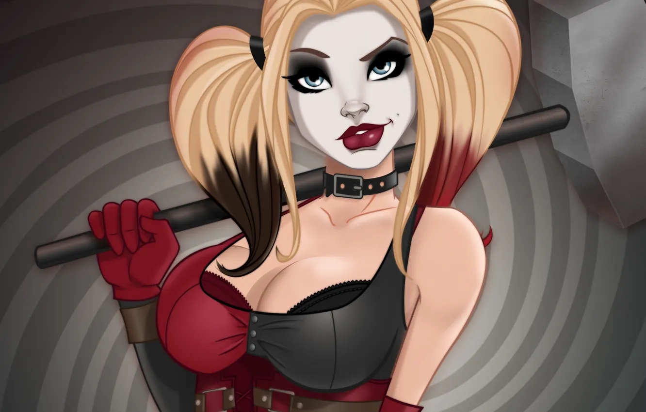 Photo wallpaper Girl, Art, Harley Quinn, DC Comics, Harley Quinn, Suicide Squad