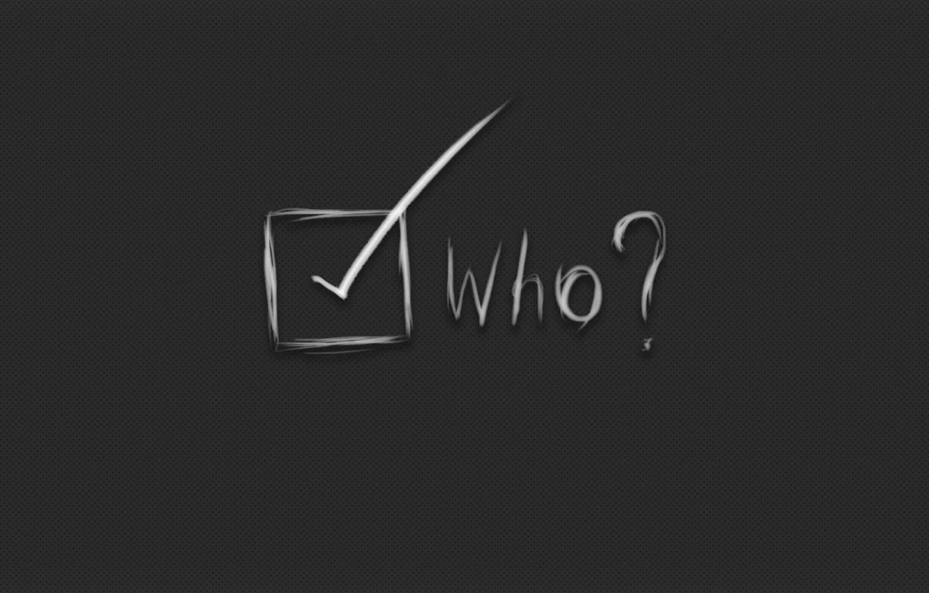 Photo wallpaper question, elections, Who