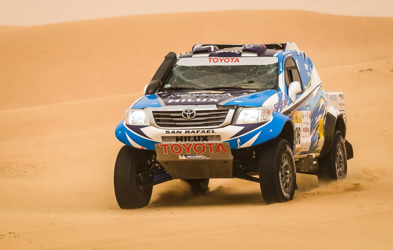 Photo wallpaper sand, auto, blue, race, sport, speed, day, dunes