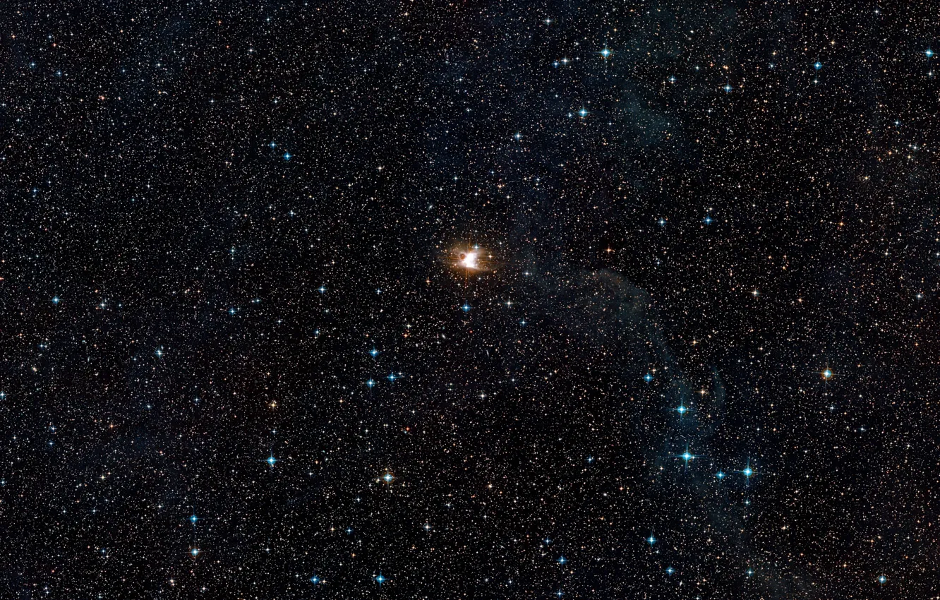 Photo wallpaper nebula, Constellation Carina, Toby Jug Nebula, IC 2220, Reflection Nebula