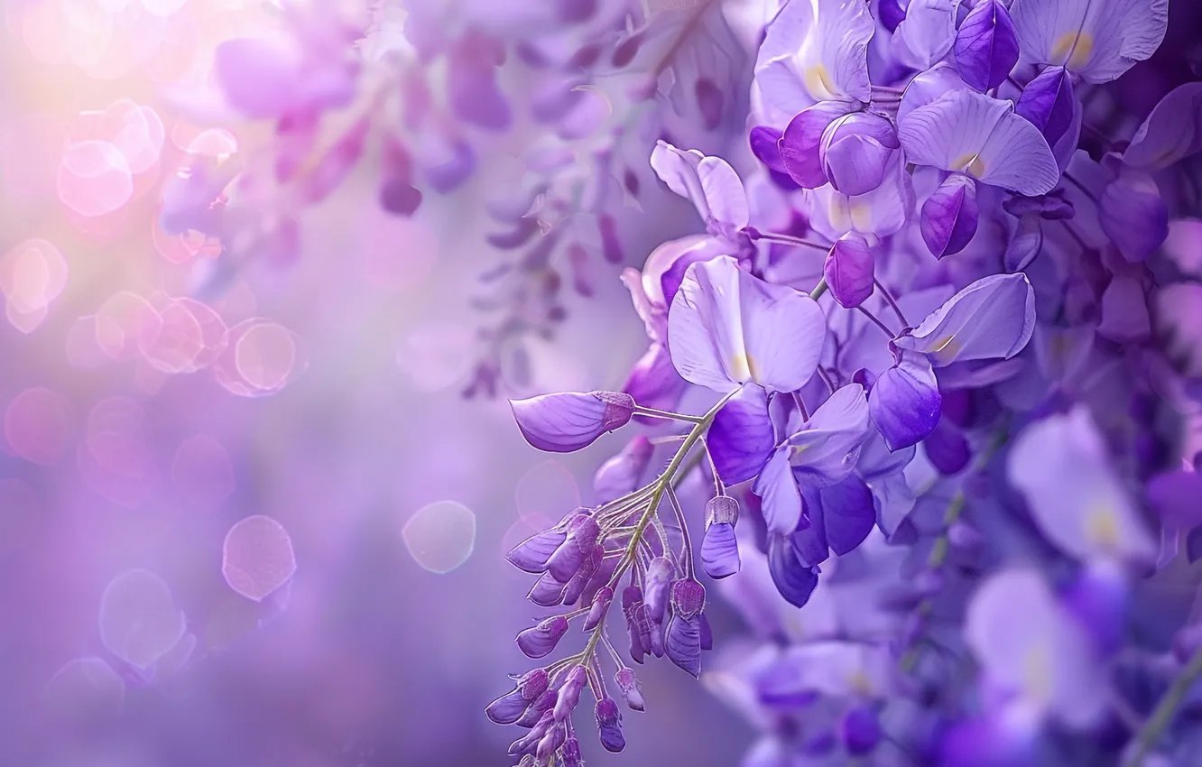 Photo wallpaper flowers, bouquet, vase, AI art, neural network