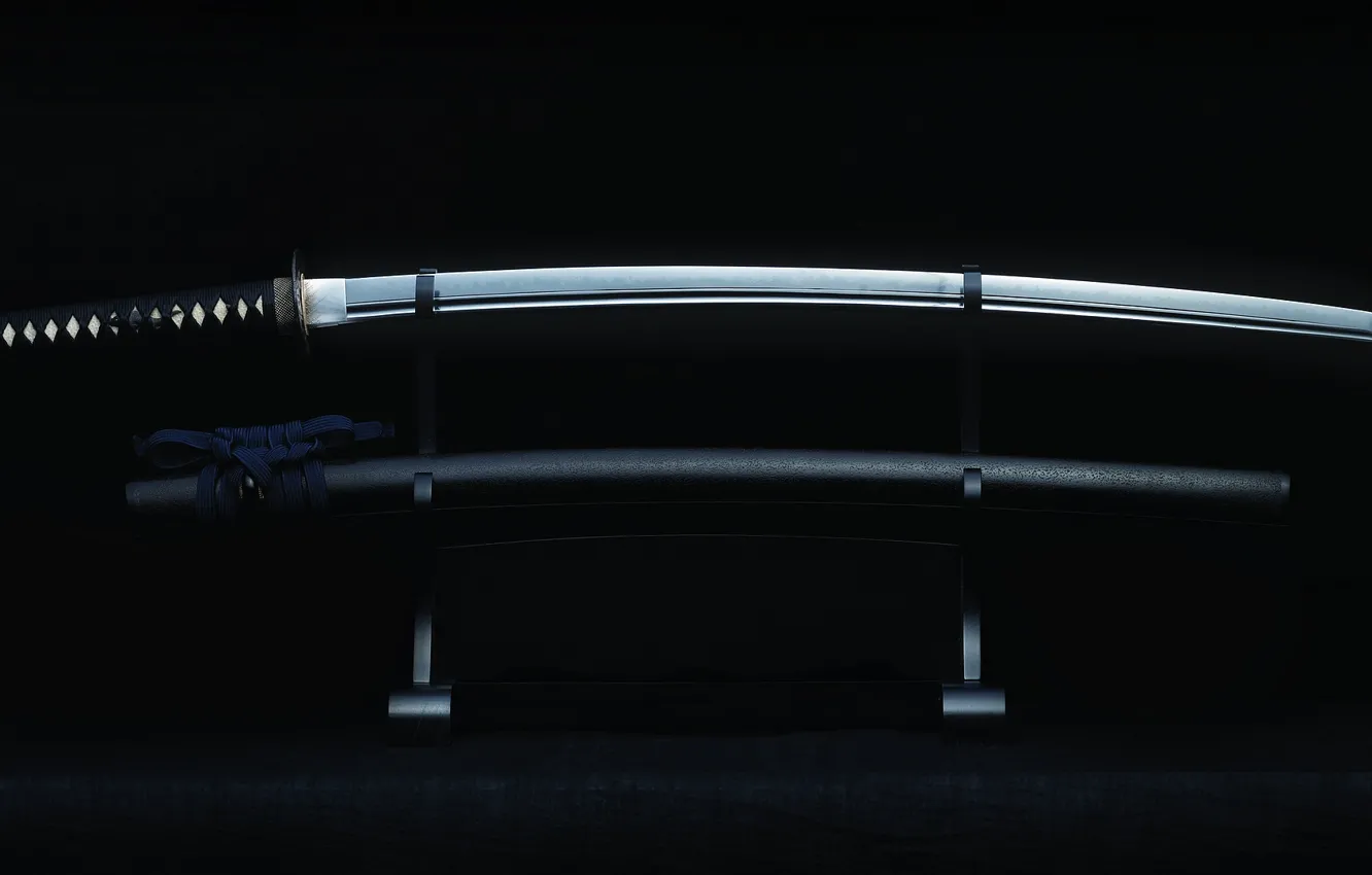Photo wallpaper weapons, katana, Japan, cold, graceful