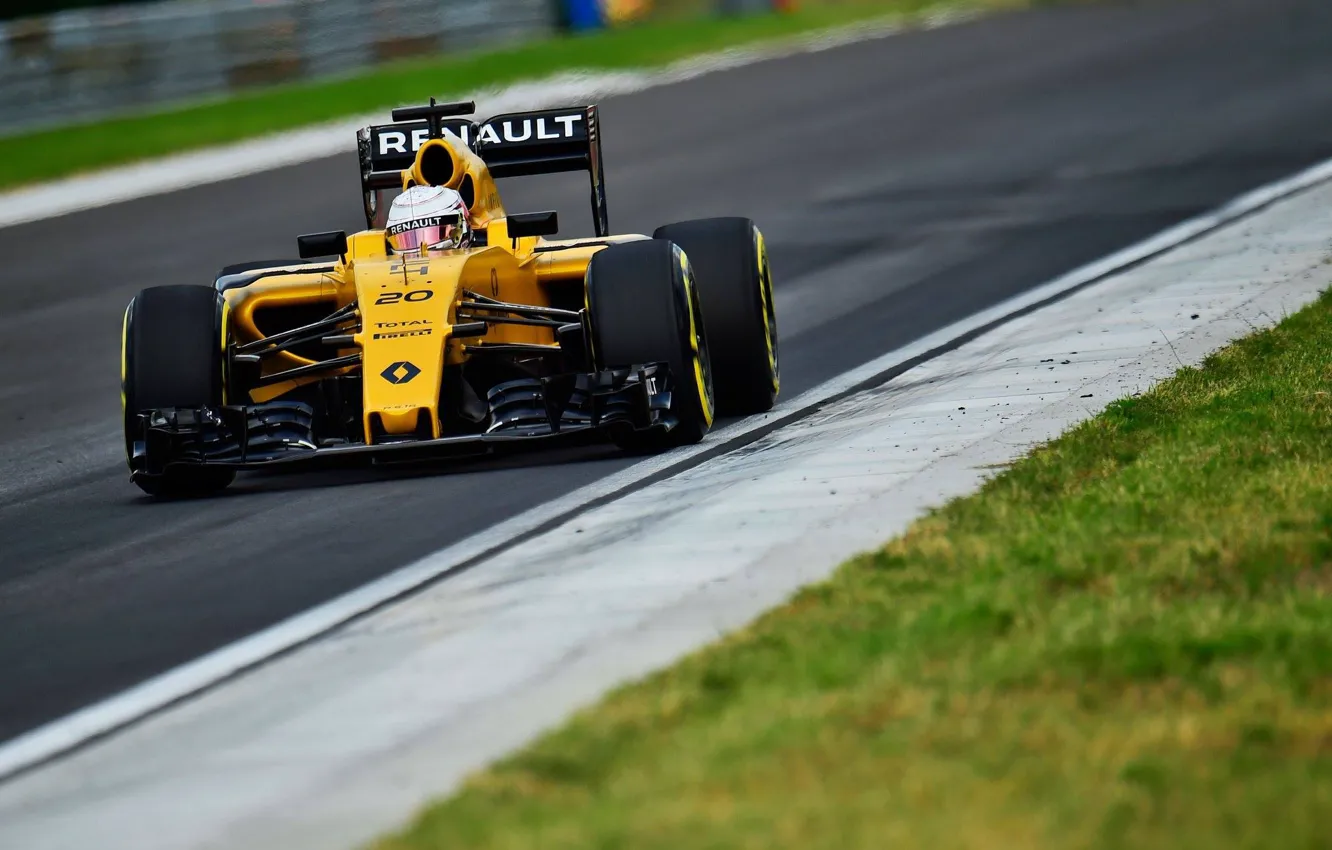 Photo wallpaper Renault, Reno, The front, Kevin Magnussen