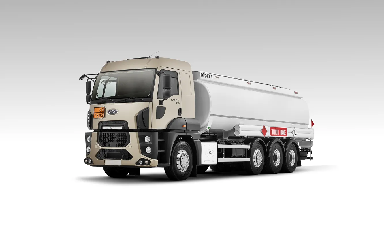 Photo wallpaper oil, tanker, gas, ford cargo, 3242 S