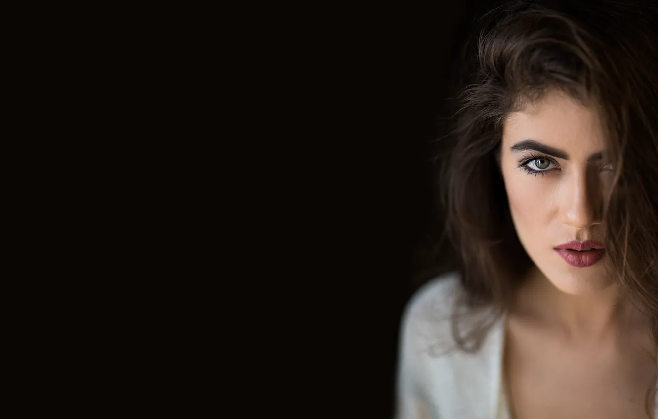 Photo wallpaper girl, hot, sexy, eyes, smile, beautiful, figure, model