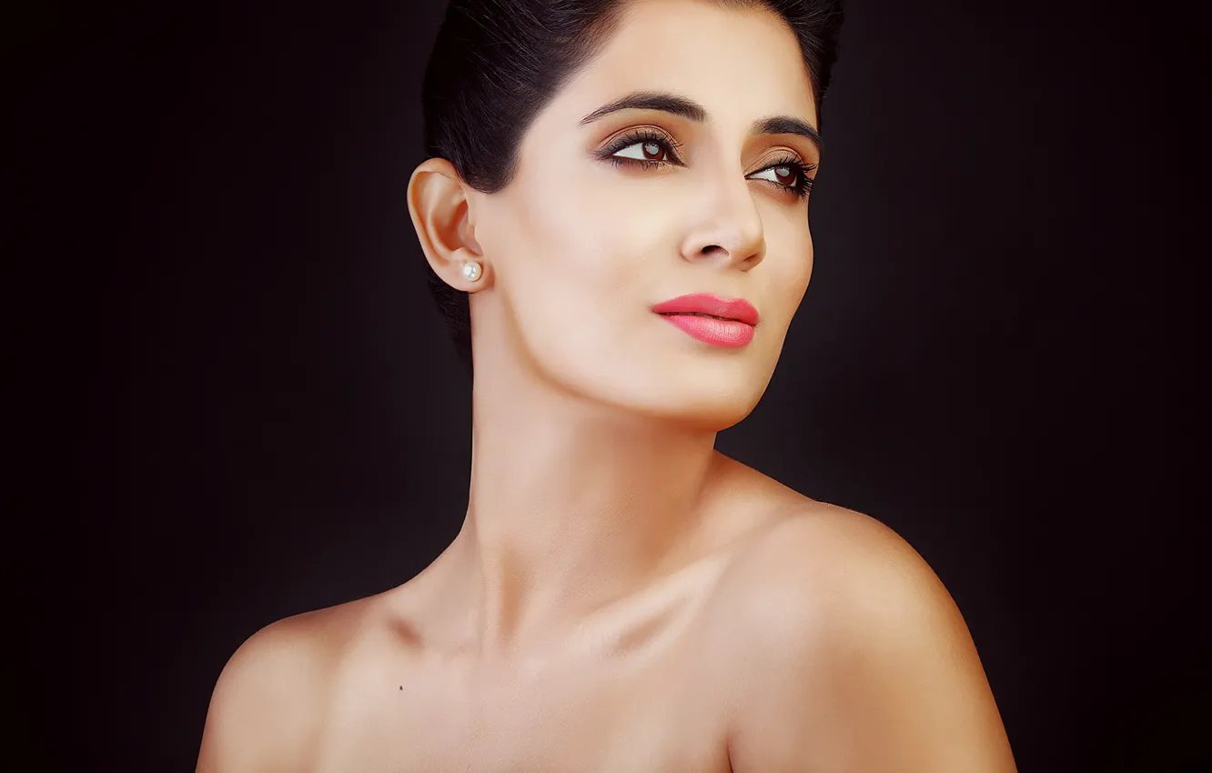 Photo wallpaper girl, hot, sexy, eyes, smile, beautiful, figure, model