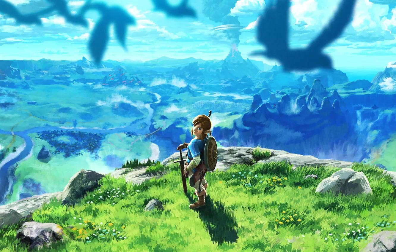 Photo wallpaper art, Nintendo, The Legend of Zelda, Switch, The Legend of Zelda: Breath of the Wild, …