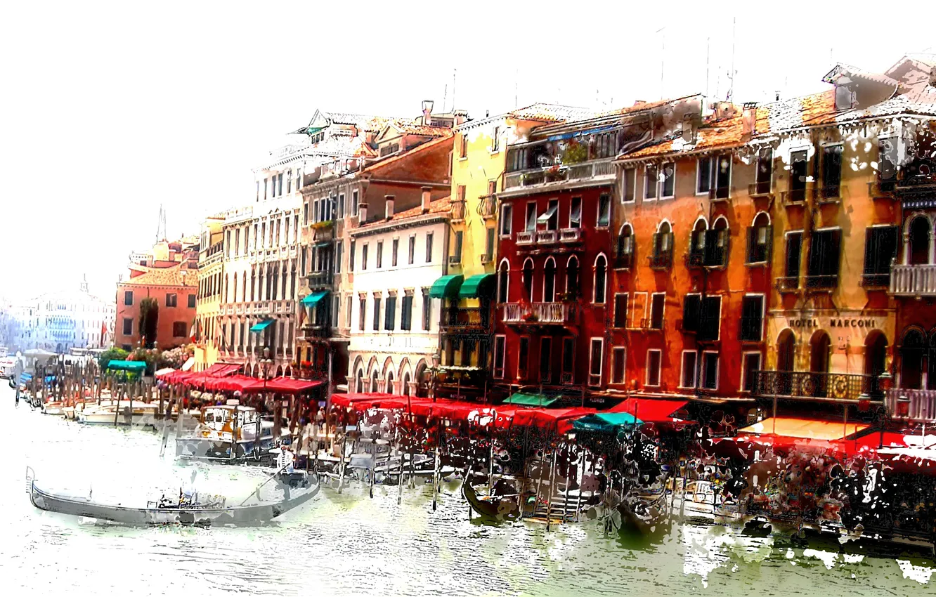 Photo wallpaper Italy, Venice, Grande canal