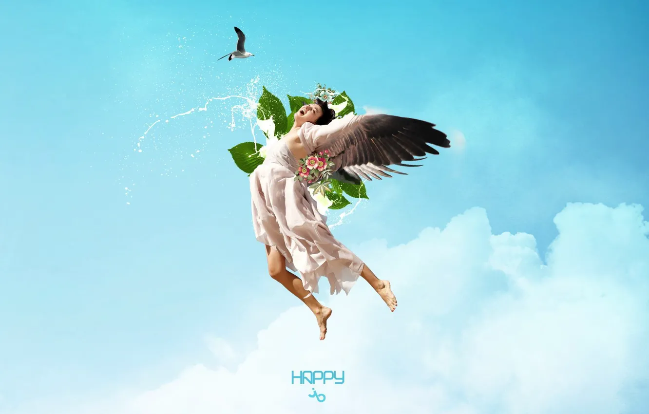Photo wallpaper girl, fantasy, mood