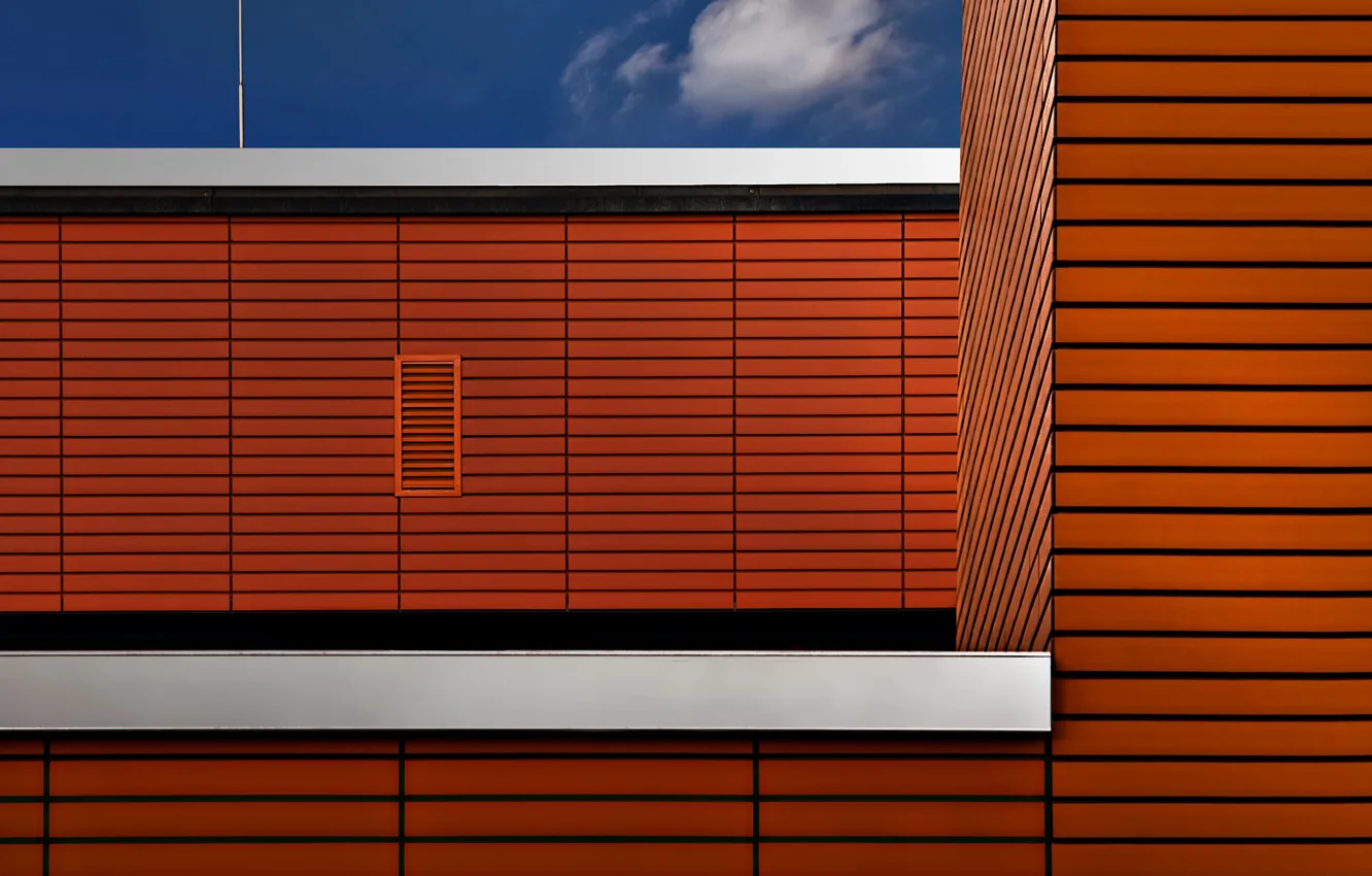 Photo wallpaper the sky, clouds, the city, building, architecture