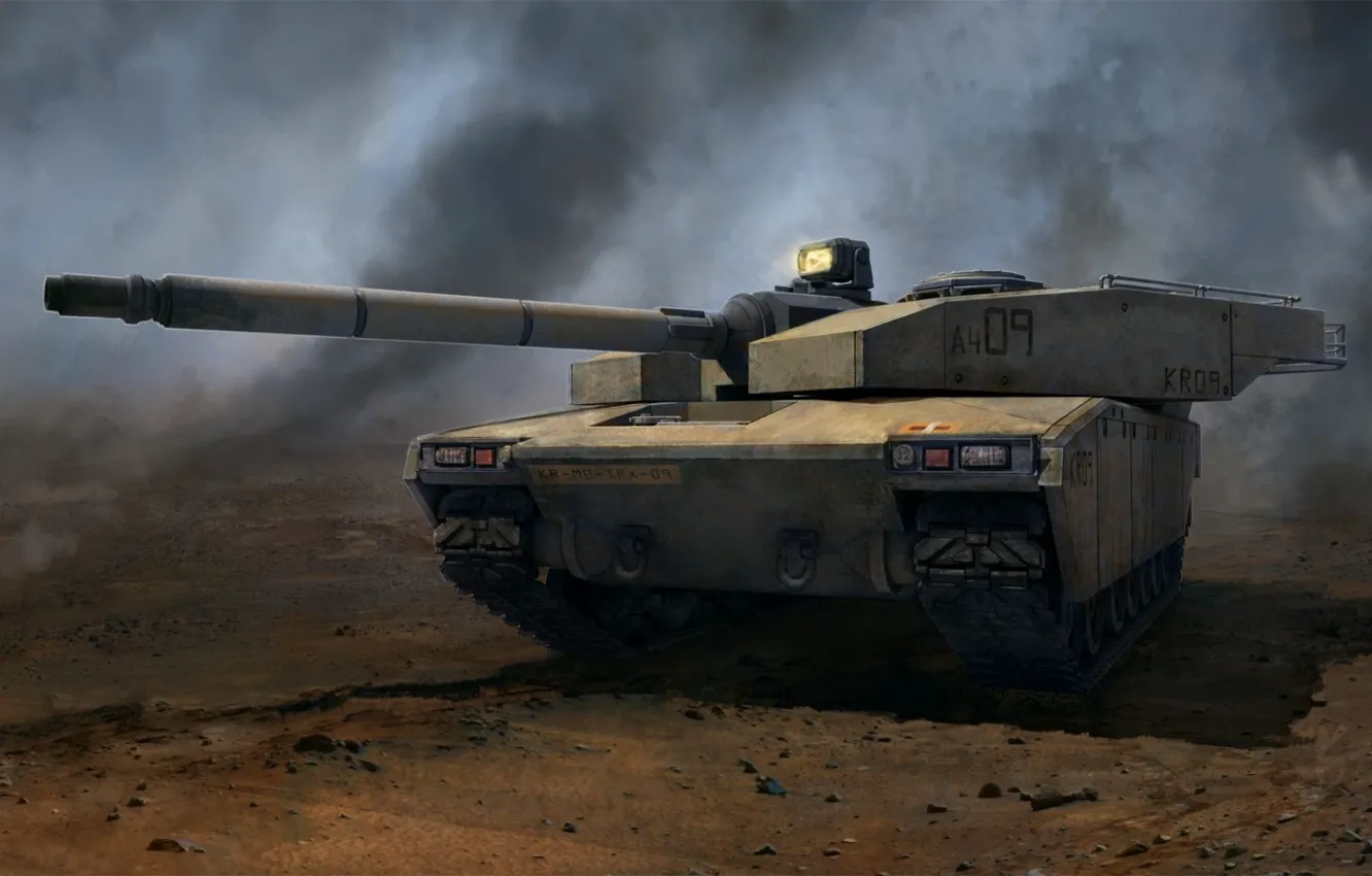 Photo wallpaper tower, tank, trunk, spotlight