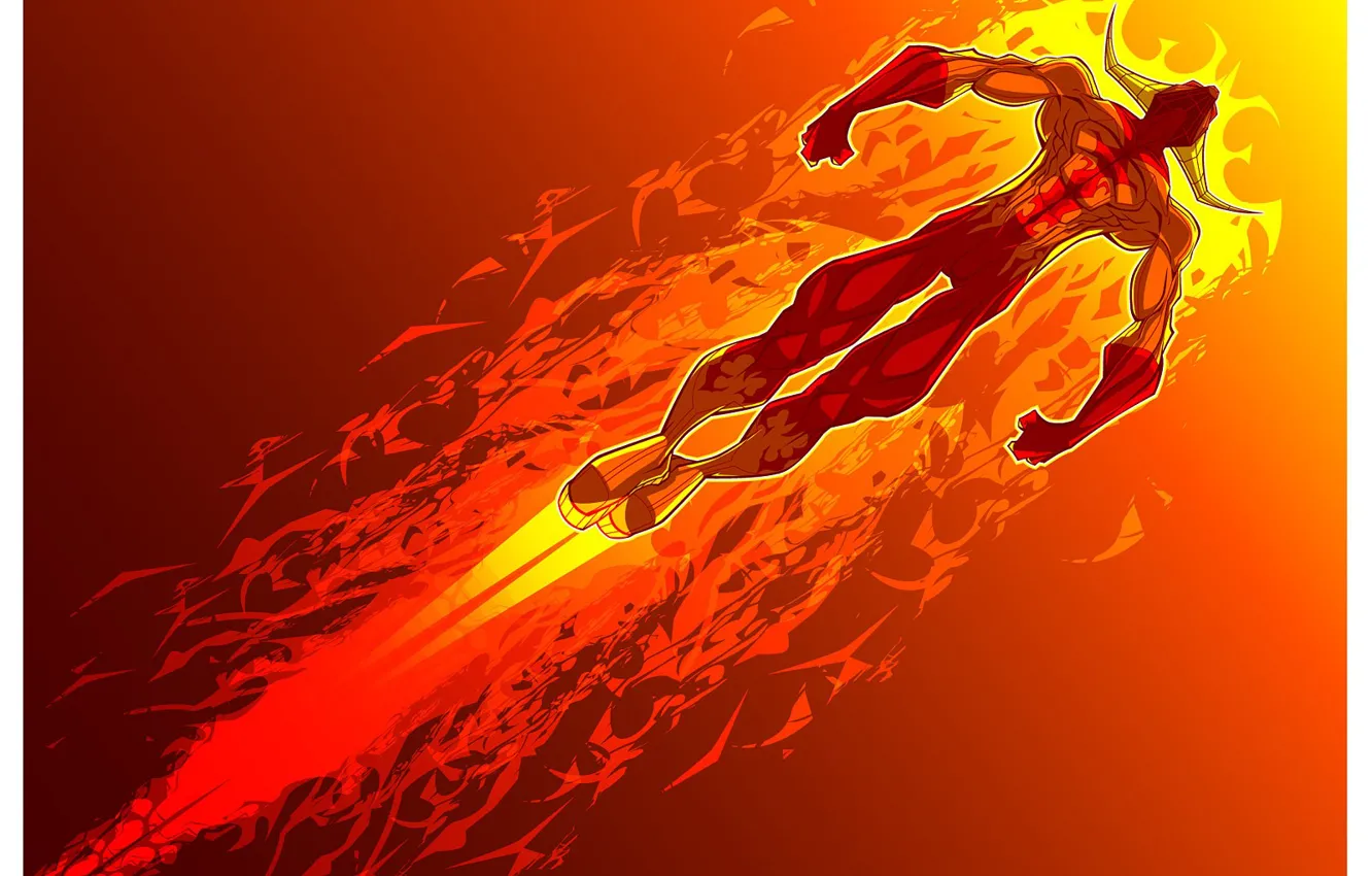 Photo wallpaper lights, vector, hero