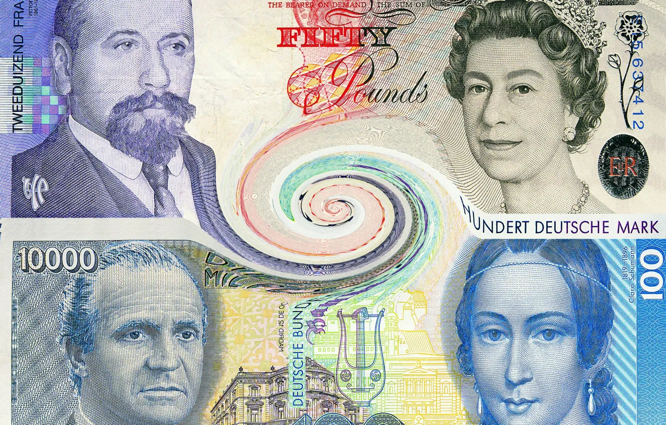 Photo wallpaper money, currency, banknotes