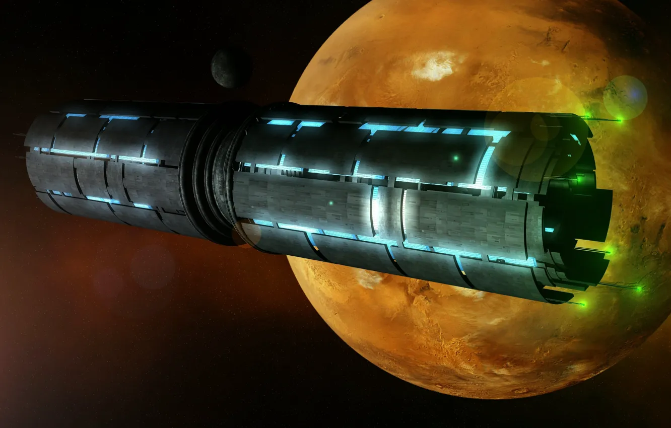 Photo wallpaper space, planet, dune