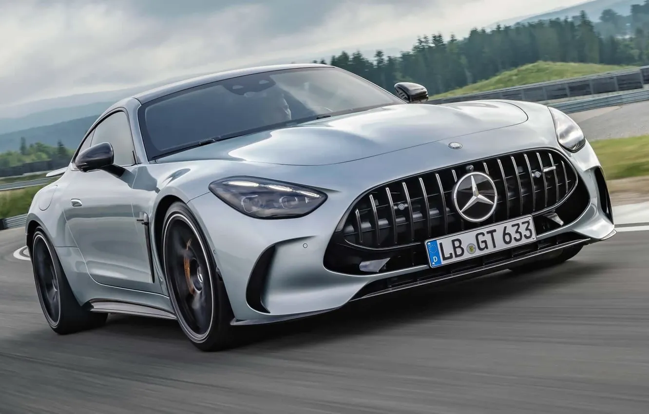 Photo wallpaper highway, Mercedes, AMG, Mercedes-AMG GT, 2023