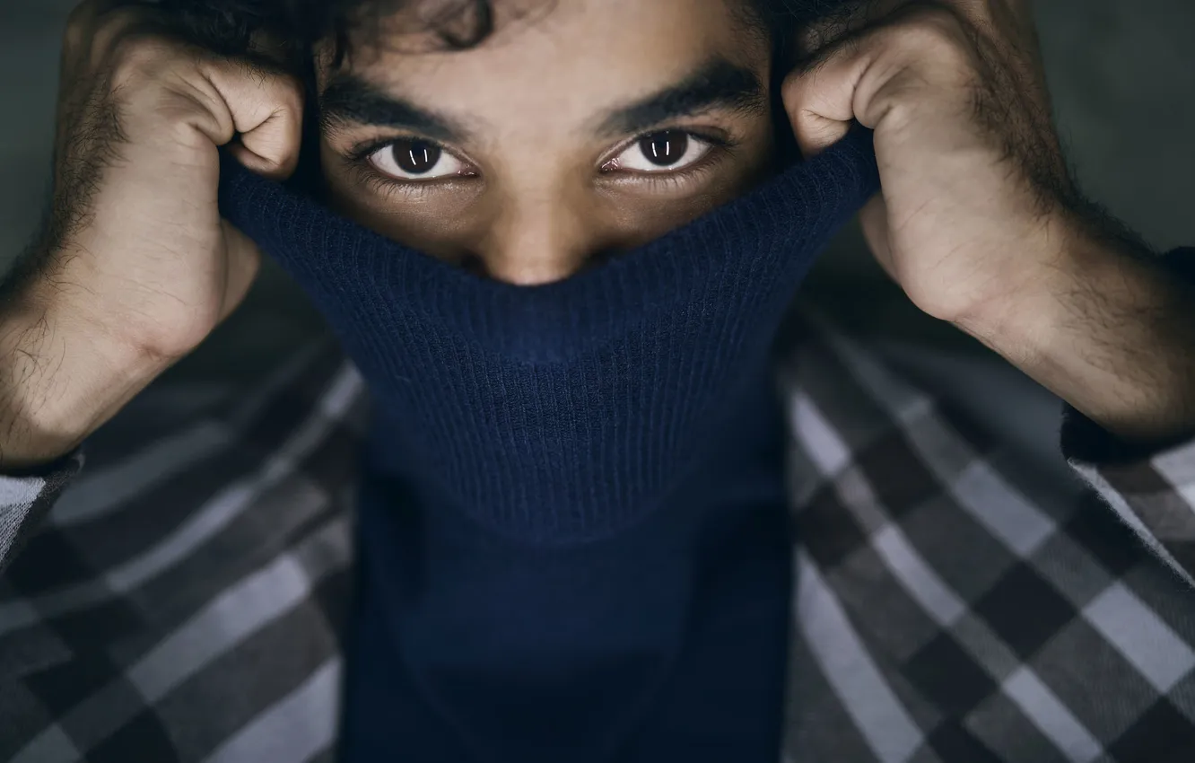 Photo wallpaper look, portrait, male