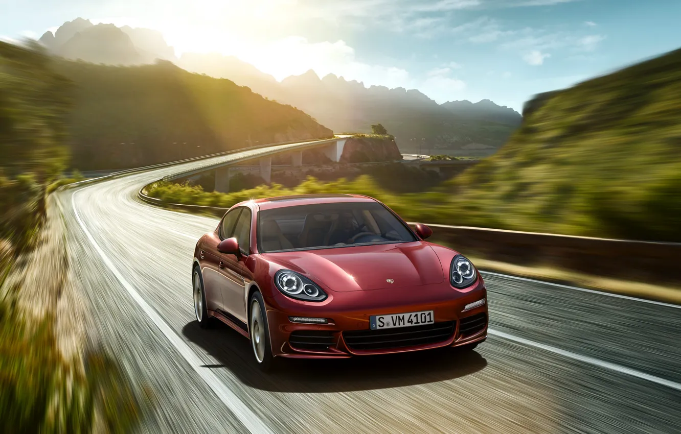 Photo wallpaper Porsche, Panamera, Porsche, Panamera, 2015