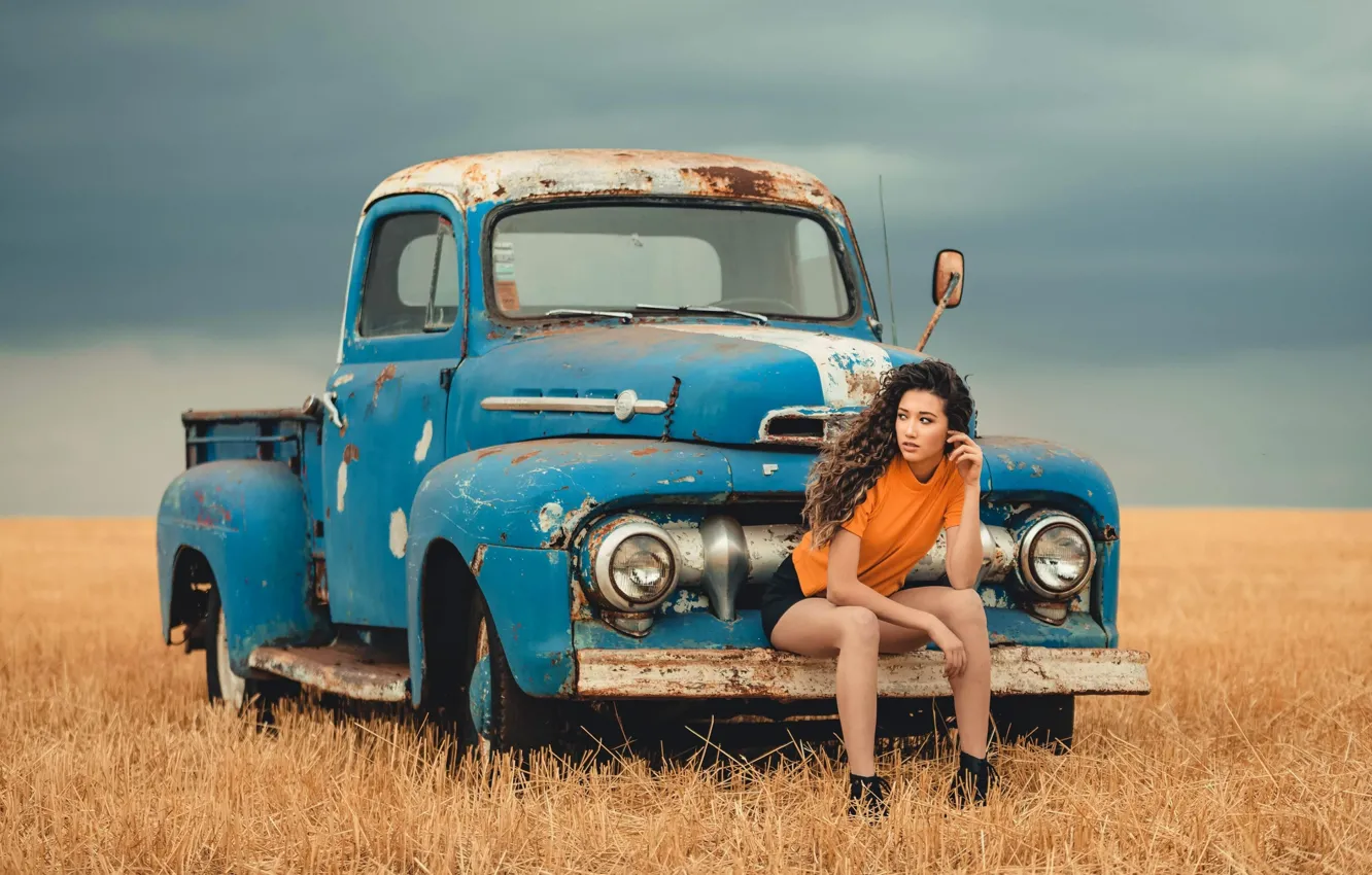 Photo wallpaper field, style, model, car