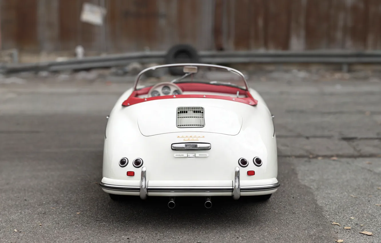 Photo wallpaper Porsche, rear, 1956, 356, Porsche 356A 1600 Speedster