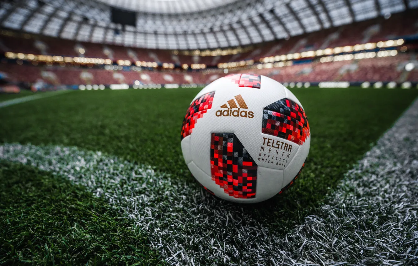 Photo wallpaper The ball, Sport, Football, Russia, Russia, Adidas, 2018, Stadium