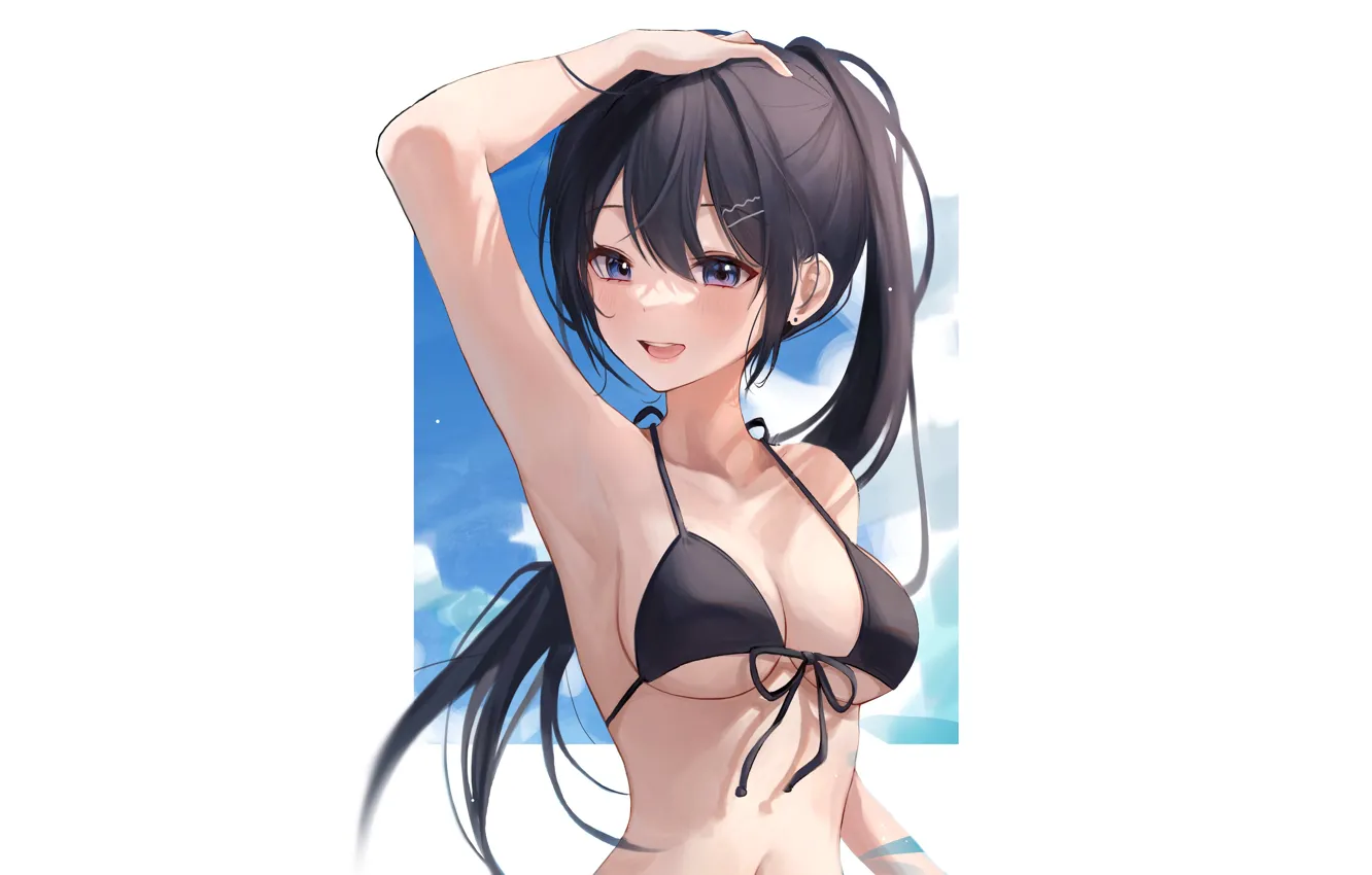 Photo wallpaper kawaii, girl, hot, sexy, boobs, anime, pretty, babe