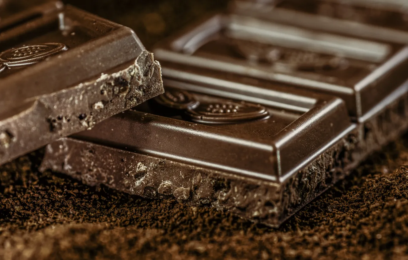 Photo wallpaper food, chocolate, tiles