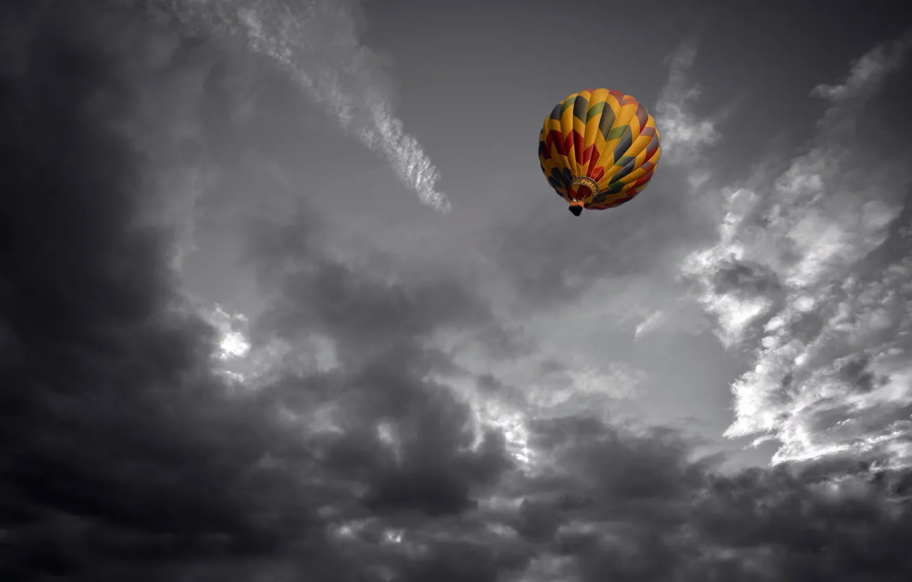 Photo wallpaper the sky, balls, sport