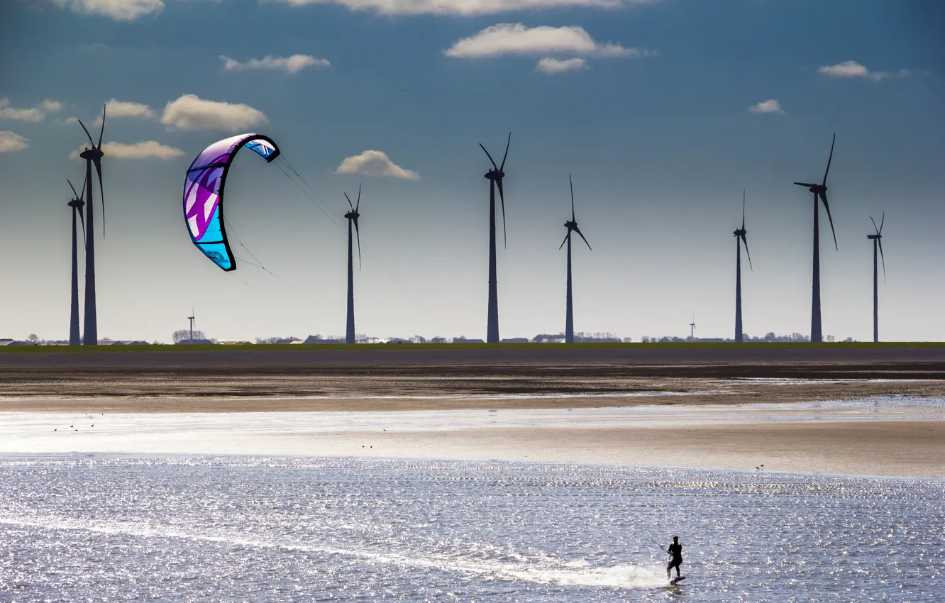Photo wallpaper Sport, Energy, Wind