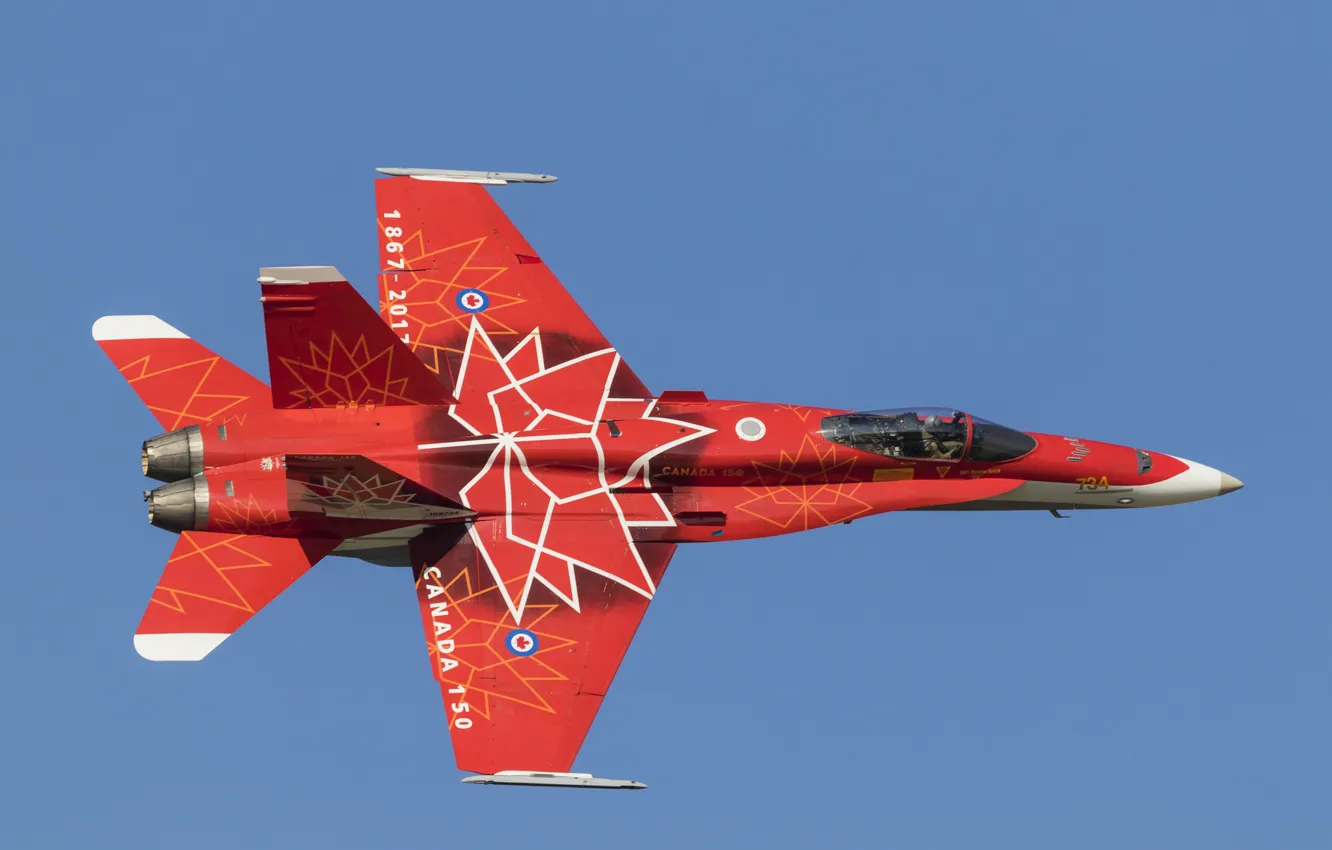 Photo wallpaper weapons, the plane, 150 CF-18