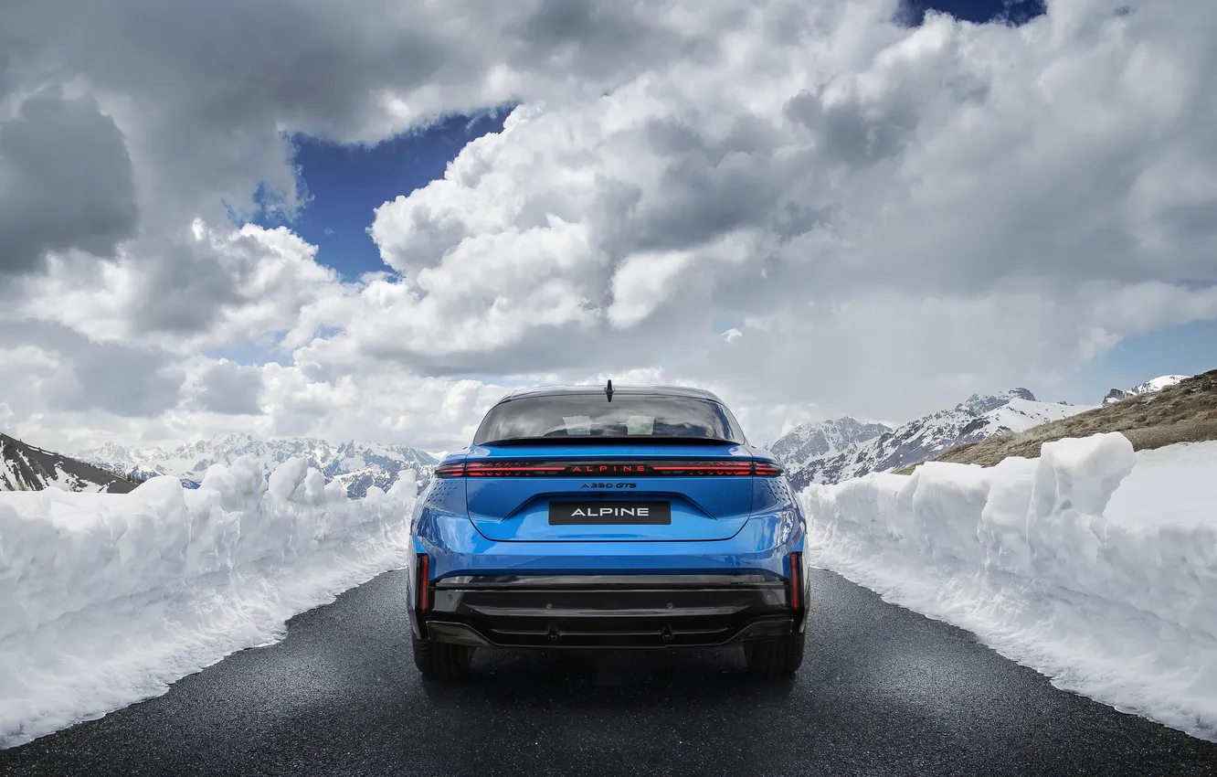 Photo wallpaper crossover, GTS, Alpine, 2025, A390, Alpine A390 GTS