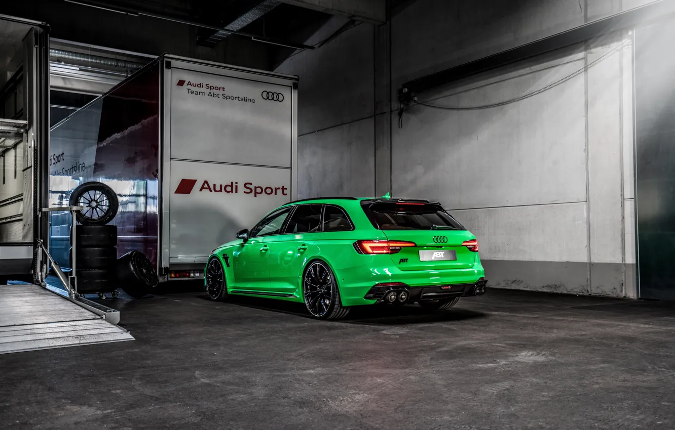 Photo wallpaper Audi, rear view, RS 4, ABBOT, universal, RS4, 2019, RS4+