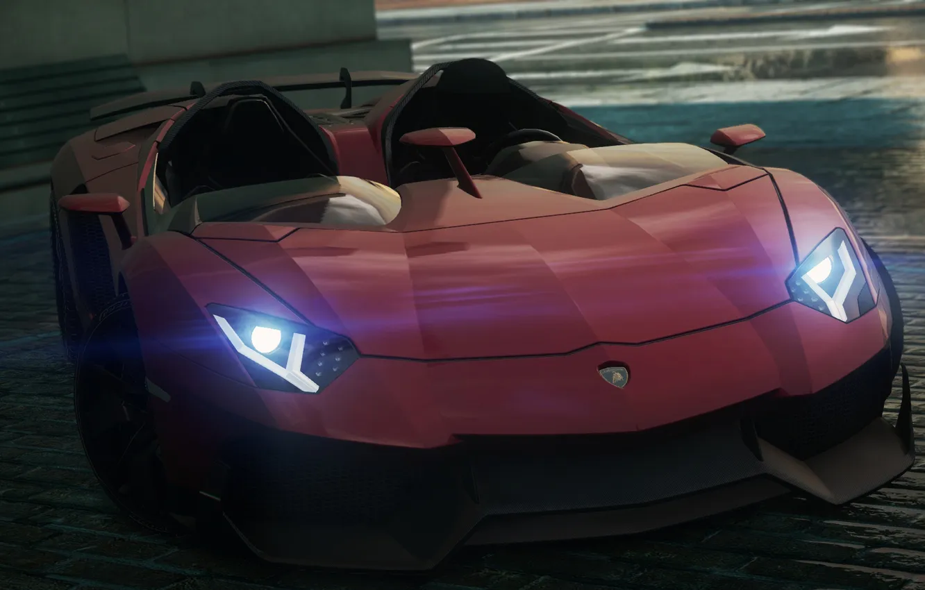 Photo wallpaper 2012, Need for Speed, most wanted, Lamborghini Aventador J