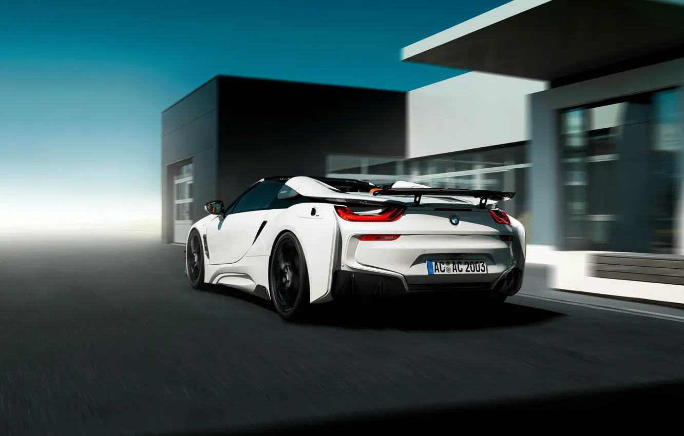 Wallpaper Roadster, rear view, 2018, AC Schnitzer, BMW i8 for mobile ...