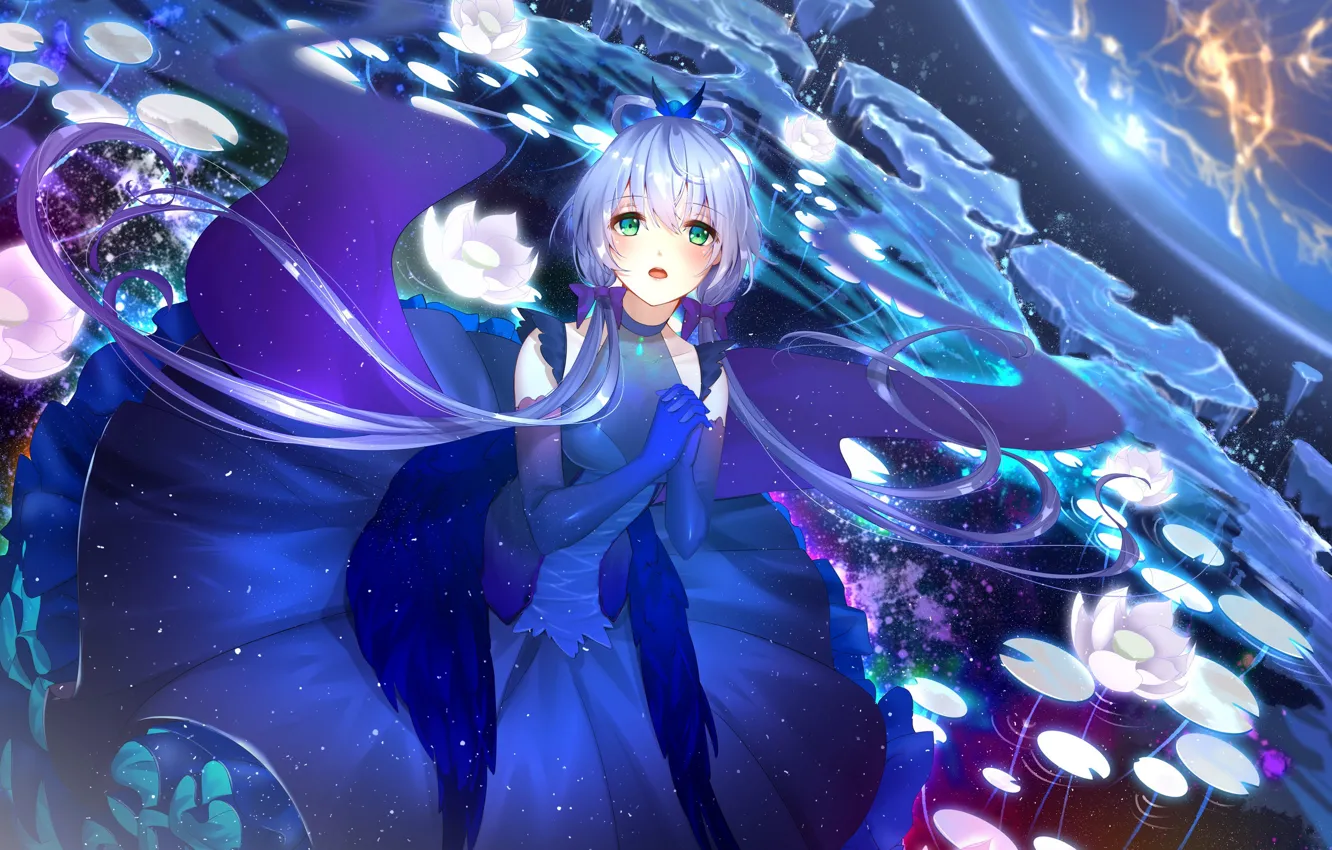Photo wallpaper vocaloid, luo tianyi, vocaloid china, catcan