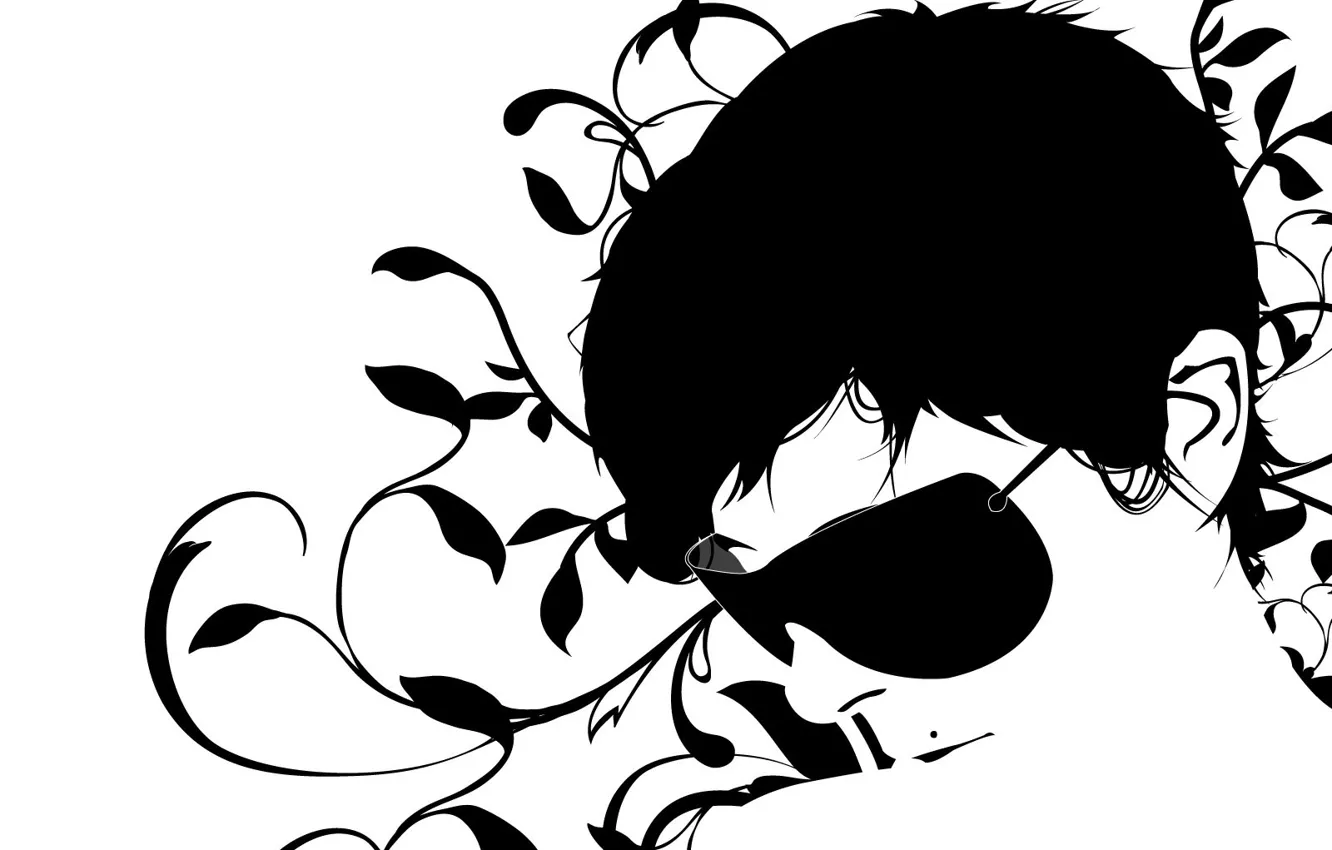 Photo wallpaper pattern, minimalism, vector, glasses