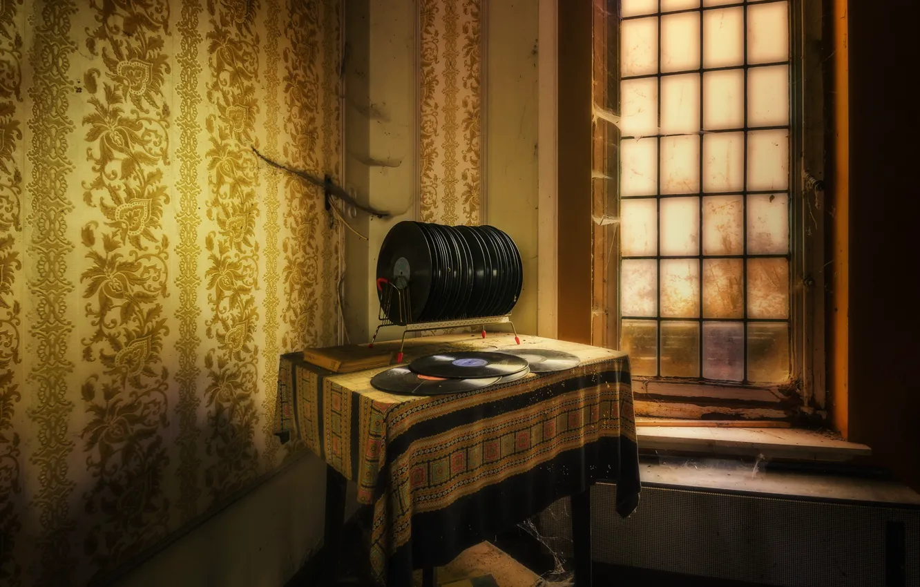 Photo wallpaper music, vinyl, record