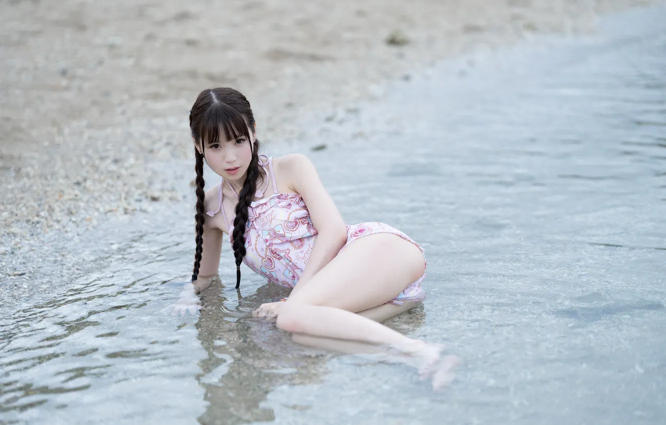 Photo wallpaper girl, asian, sexy