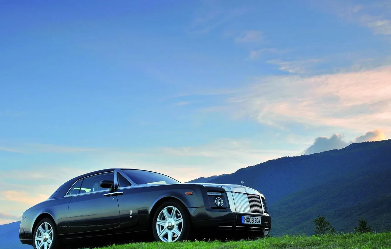 Photo wallpaper the sky, rolls royce