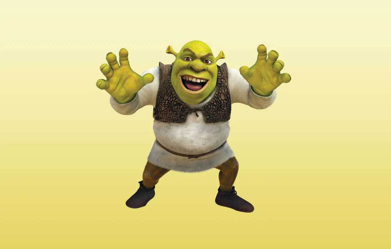Photo wallpaper minimalism, Shrek, Shrek