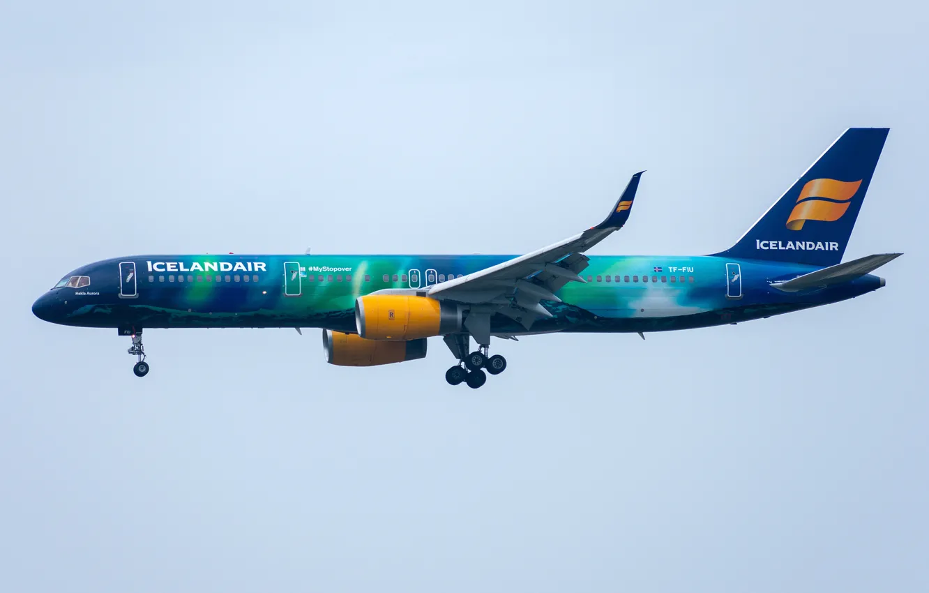 Photo wallpaper Boeing, 757-200W, Icelandair