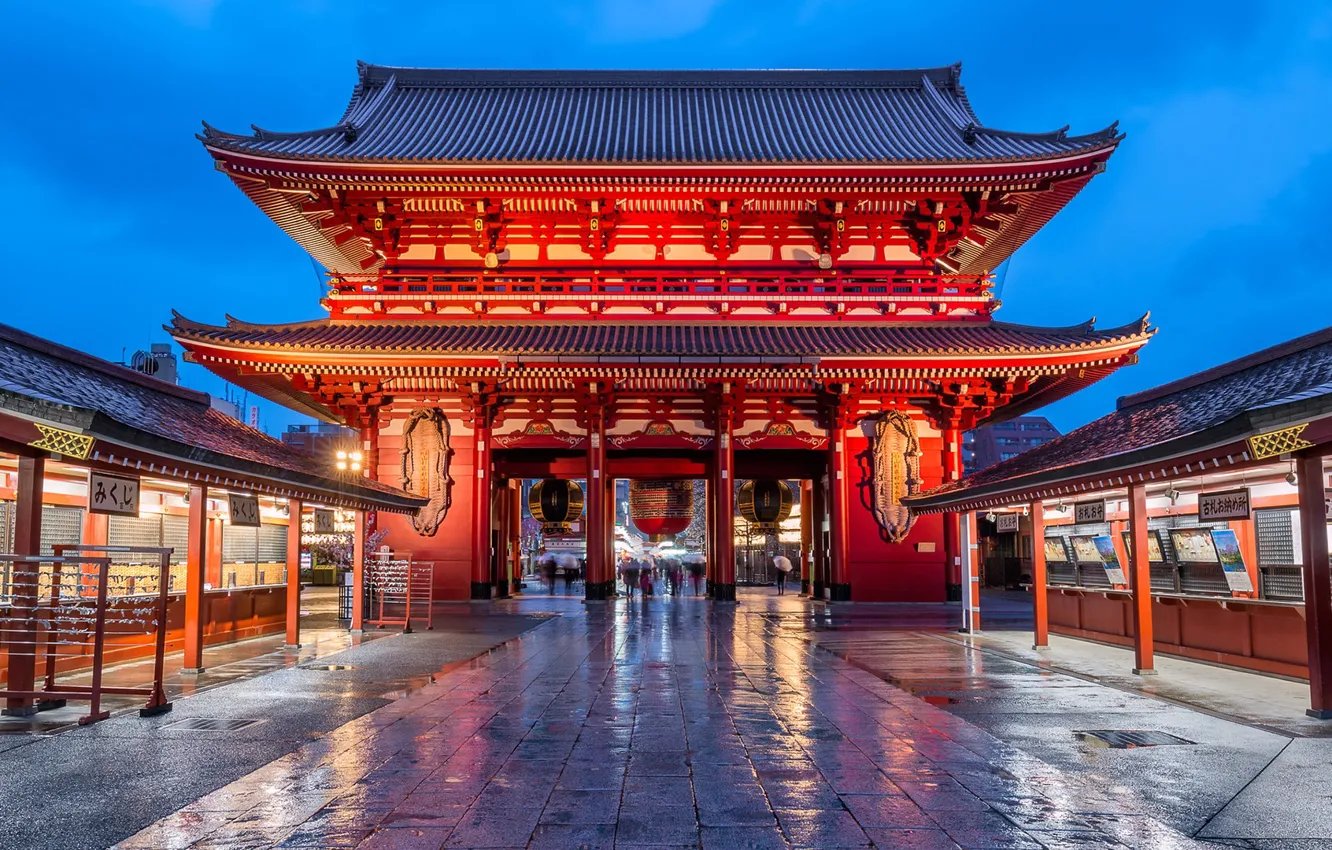 Wallpaper Japan, Tokyo, Sensoji Temple images for desktop, section ...