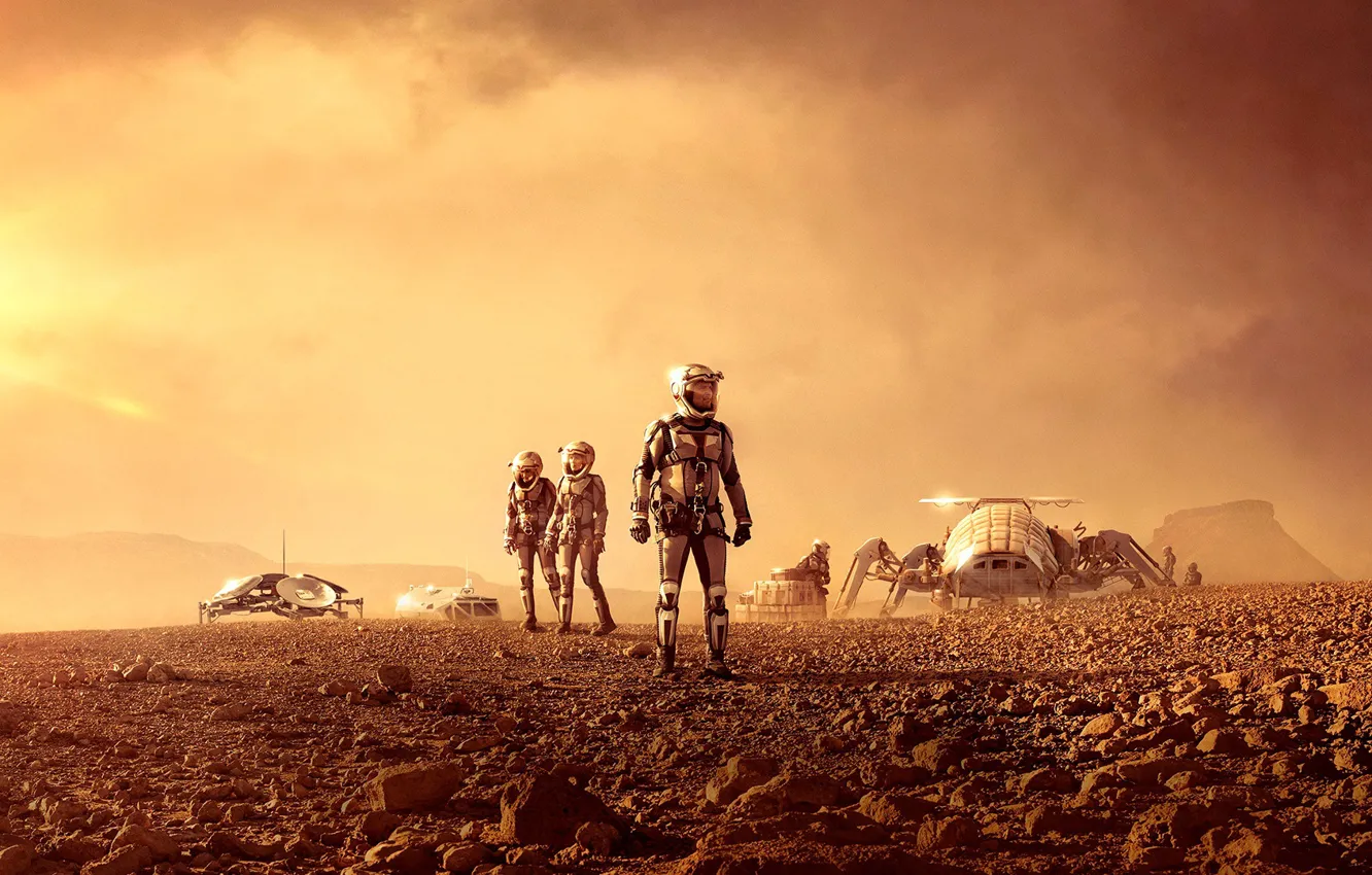 Photo wallpaper Series, Mars, National Geographic Channel