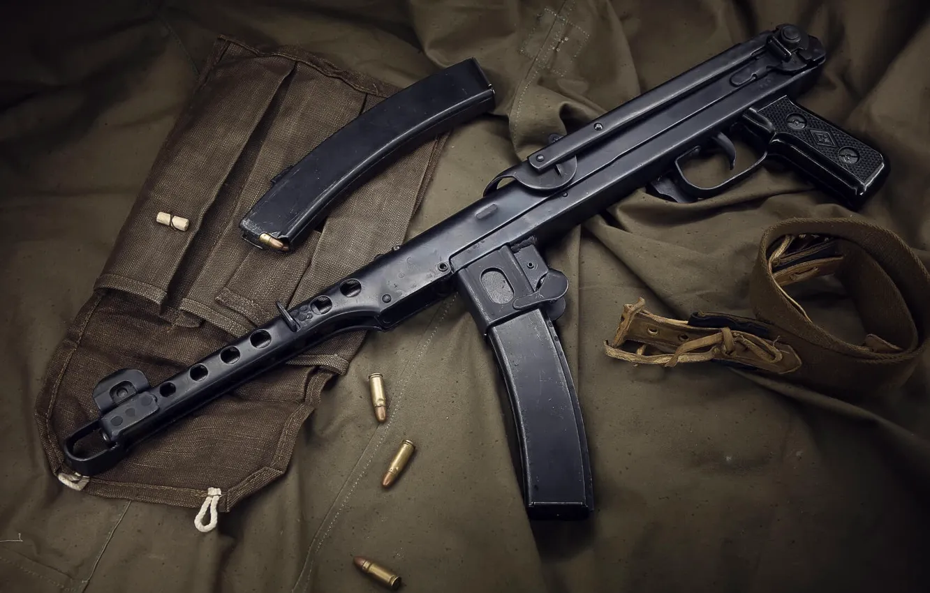 Photo wallpaper strap, cartridges, PPS-43, Pouch