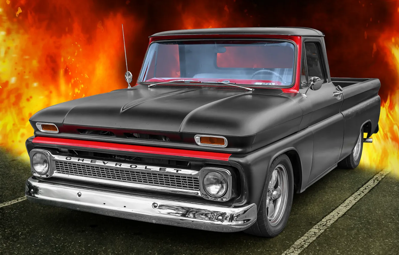 Photo wallpaper Chevrolet, 1965, CK Truck