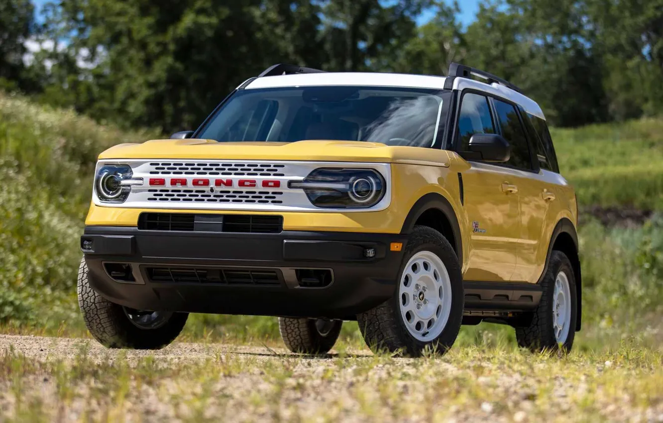 Photo wallpaper Ford, Sport, Limited, Bronco, Heritage, 2022