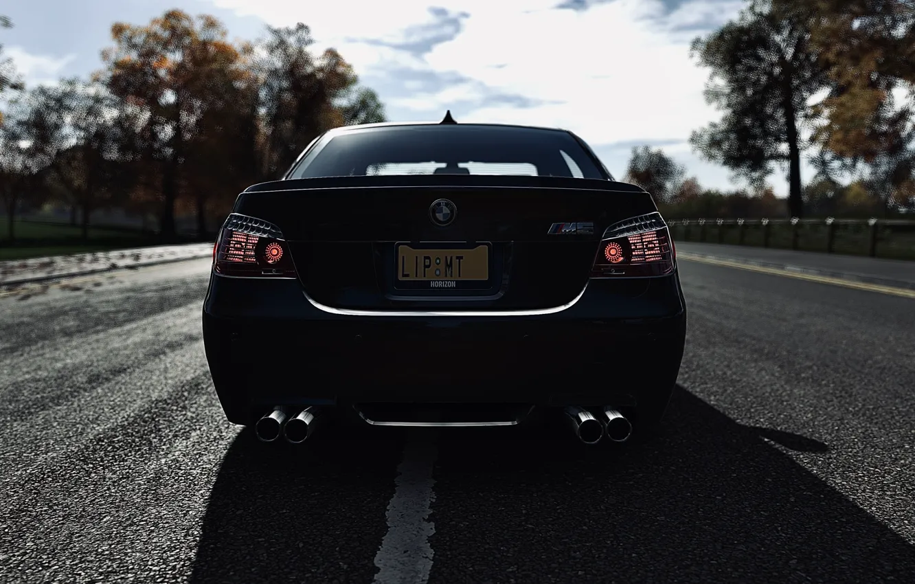 Photo wallpaper HDR, BMW, game, E60, fall, 5, UHD, M5