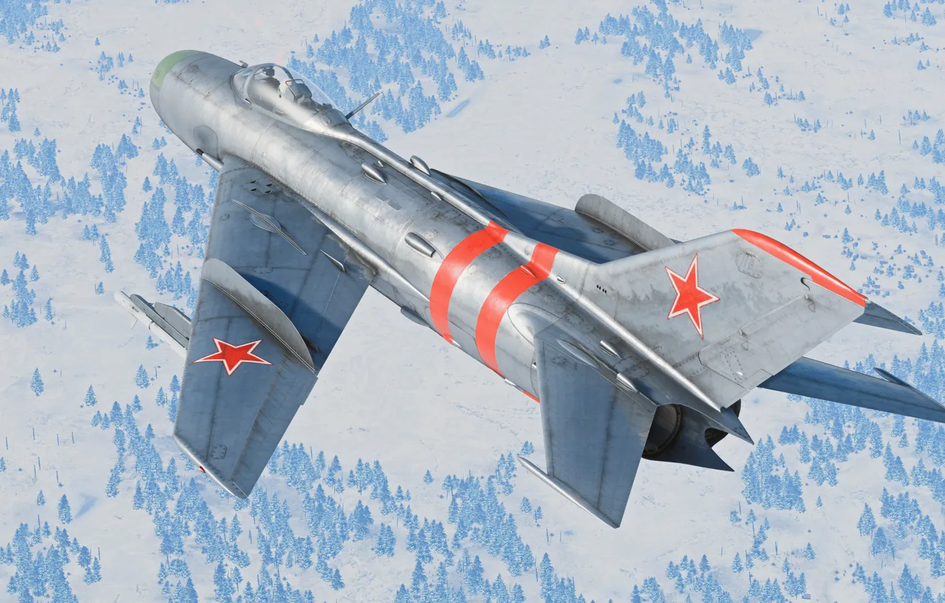 Photo wallpaper USSR, OKB MiG, Fighter-interceptor, MiG-19PT