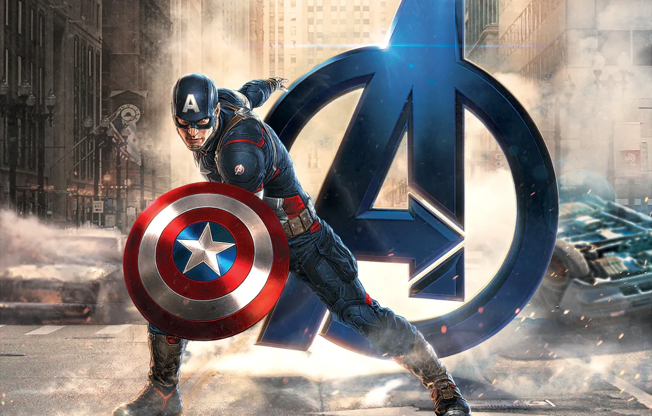 Photo wallpaper Marvel, Captain America, Captain America, Chris Evans, Steve Rogers, Avengers: Age of Ultron, The Avengers: …