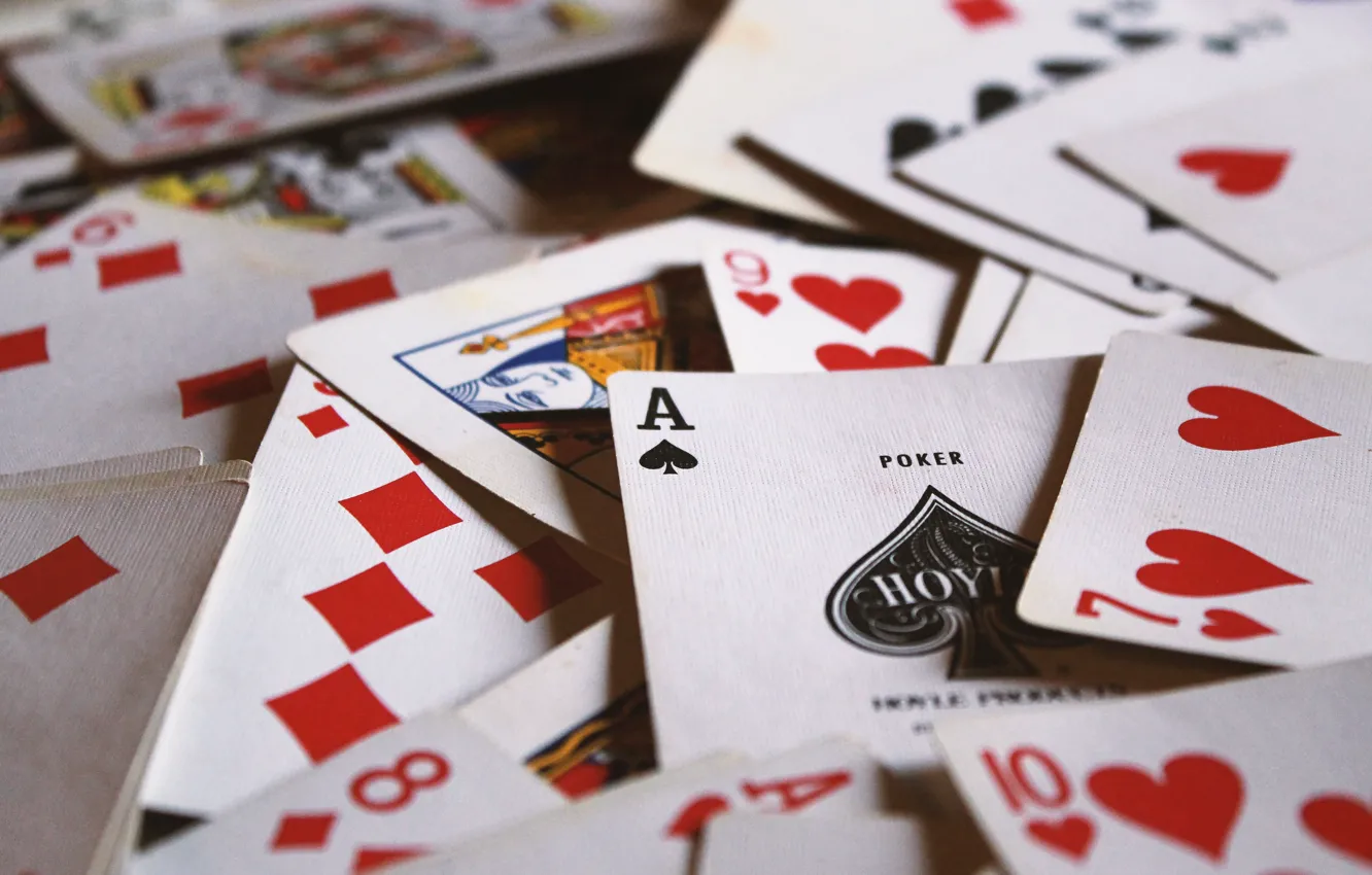 Photo wallpaper map, poker, Poker, closeup, Playing cards, Card Board Games, Table games, Card Board Games