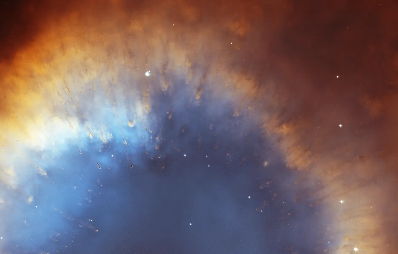 Photo wallpaper nebula, Snail, nebula, Helix, Eye of God